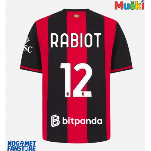 AC Milan Adrien Rabiot #12 Domaci Dres 2026-27 Kratak Rukav